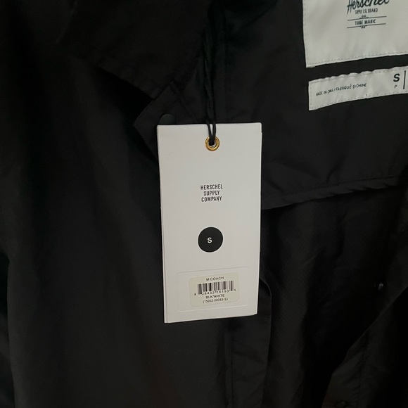 Herschel black button nylon jacket - Picture 4 of 4